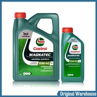 Castrol Magnatec น้ำมันเครื่องเบนซิน กึ่งสังเคราะห์ คาสตรอล 10W-40 *กดเลือกปริมาณ