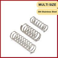SUS304 Compression Springs d0.7mm * OD4-12mm Anti-Rust Industrial Spring 【第二批链接】