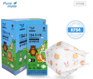 MedS Support - 韓國 Puremate KF94 兒童口罩 - 小童50個 (獨立包裝) 小動物