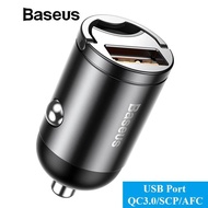 Baseus Mini Quick Charge 4.0 3.0 USB C Car Charger For Xiaomi mi9 Huawei P30 Pro QC4.0 QC3.0 QC 5A F