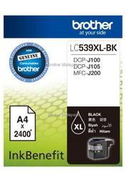 ☆天辰3C☆中和 原廠 墨水 Brother LC 539 XL BK 黑色 適用 DCP-J105 MFC-J200