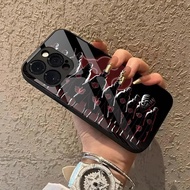 Naruto Shippuden Akatsuki 01 Glass Phone Case For iPhone 17 16 Pro Max 17Air 15 Pro Max 14 13 12 11 