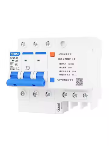 DZ47S-63 ML1E-63 Protector With Air Switch Circuit Breaker 220V Leakage Protection Household 63A DZ4