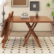 Stall Portable Folding Table Chair Eat Simple Household Small Table Dining Table Folding Table Squar