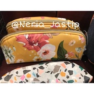 Pouch Tempat Wadah Makeup Alat Tulis Pensil pencil Case Dusgrip Bunga Kuning Lucu Typo Original Orig