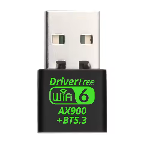 USB WiFi 6 Bluetooth 5.3 Adapter 2 in 1 Dongle 2.4/5.8GHz Mini USB WiFi Network Wireless Wlan Receiv