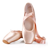Lace-up Ballet Shoes Toe Women's Dance Shoes Performance Shoes Children's Practice Dance Shoes Adult Soft-Soled Toe Shoes