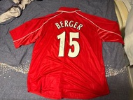 利物浦Liverpool 貝加利物浦Liverpool 貝加簽名球衣簽名球衣 BERGER