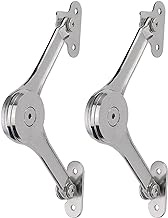 Macaro Lid Stay Hinges Heavy Duty- Toy Box Hinges Soft Close Lid Stay Support for Chest Toy Box Soft Close Hinge Support 50lb/2pcs