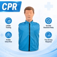 Adult CPR Manikin Training Model Cardiopulmonary Resuscitation Dummy AED Trainer First Aid Medical T