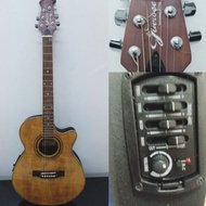 fiber body ovation oem semi acoustic guitar made in china