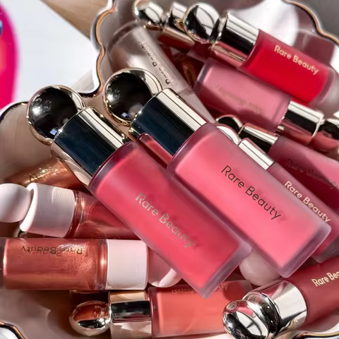 Rare Beauty Soft Pinch Liquid Blush Hope Love Virtue Happy Wonder Worth Silky and Glides On Smoothly