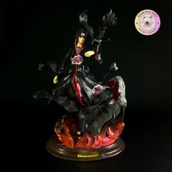 Action Figure Itachi Uchiha Raven Ferret Flame Naruto Shippuden 29cm Action Figure PVC