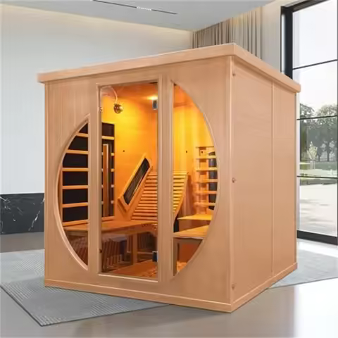 2 Person Wooden Infrared Sauna Room Erson Sauna Room Waterstar Infrared dry Cedar Sauna