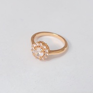Kenten Acc Elegant 18k Gold Gemstone Ring CPX99