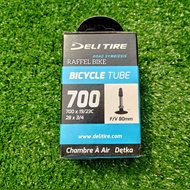 Deli Tire 700x19/23c FV 80mm inner tube. Tires in Fixie. Road Bike inner tube. Inner tire 700c. Inne