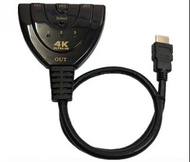 HDMI三切一  4K2K hdmi高清切換器3切1 三進一 出3進1  智能雙向支持4K2k3D    HDMI 1進3出HDMI分配器一分三一開三 切換器一進三 4K支持  為你的電視機，顯示器提