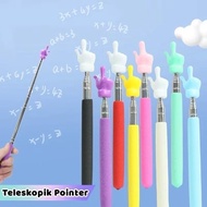 [AB] 55CM WHITEBOARD POINTER STICK TELESCOPIC POINTER/ FOR TEACHING School Children PULL STICK Hand 