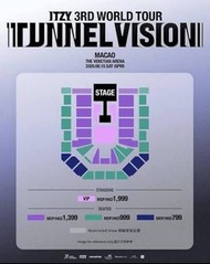 ITZY 3RD WORLD TOUR TUNNEL VISION Macao Ticket