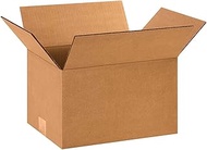 BOX USA B1297 Corrugated Boxes, 12"L x 9"W x 7"H, Kraft (Pack of 25)
