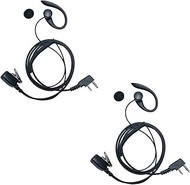 TDYU Walkie Talkie Earpiece with Mic PTT C Shape Headset for Baofeng UV-5R BF-888S BF-F8HP BF-F9 TK-