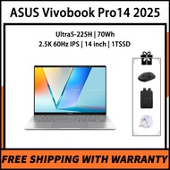 ASUS Vivobook Pro14 2025 Ultra5-225H 70Wh 2.5K 60Hz IPS 14 inch 32GB+1TB Asus Laptops