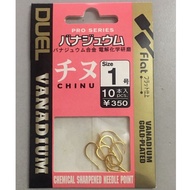 【ORIGINAL】DUEL Vanadium Chinu Series (MADE IN JAPAN) FISHING HOOK Mata Kail Mustad GAMAKATSU Ryobi J
