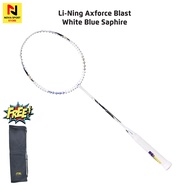 Axforce Blast White Blue Sapphire Badminton Racketlining
