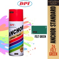 ANCHOR STANDARD Spray Can Tin Cat Paint 400ML 24 Felt Green Hijau Sprey Ancer Standard Ori 100% Orig