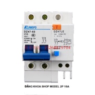 Aptomat chống giật 2P dòng điện: 16A