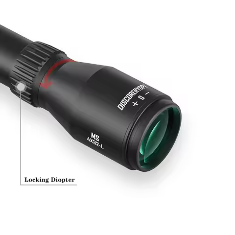 Discovery MS 4X32-L Super Anti-shock Spring Riflescope 1/4 MOA Hunting Rifle Scope Reticle Shockproo