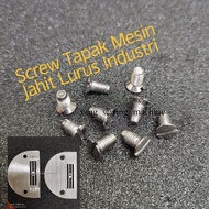 2pc/set ~ Screw Kunci Needle Plate Untuk Mesin Industri Jahit Lurus / Autocut