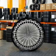 5x120 5x110 Luxury Carbon Fiber 3-Piece Forged Alloy Wheel Rims 18x9.5/19x9.5/20x8.5/20x9.5 Passenge