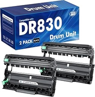 DR-830 DR830 Drum Unit Black 2 Pack Compatible Replacement for Brother DR830 DR 830 DR-830 for HL-L2