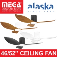 ALASKA 46/52-INCH HYSON DC CEILING FAN WITH REMOTE &amp; LIGHT