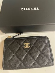Chanel 香奈兒 拉鍊錢包鑰匙包卡包零錢包