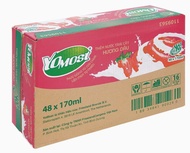 Thùng 48 hộp sữa chua uống lên men tự nhiên yomost hương dâu 170ml x 48 hộp