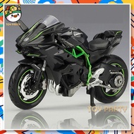【⭐24h⭐Car Toy】1:18 KAWASAKI NINJA H2 R Motorcycle Maisto Diecast Alloy Model Toy Black Ninja H2R Mot