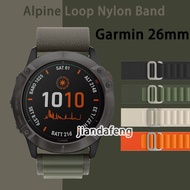 Alpine Loop Band Nylon Polyester Strap Sport for Garmin Fenix 6x Pro