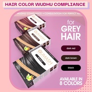 Free Gifts GUMASH Inai Rambut Halal Hair Colour Pewarna Rambut Patuh Syariah Sah Solat Hair Colouring Henna Mask Serum
