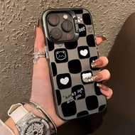 แฟชั่น โลหะชุบโลหะด้วยไฟฟ้า ไอโฟน เคสโทรศัพท์ าหรับ IPhone 11 13 14 15 16 12 Pro Max X XR XS Max 7 8