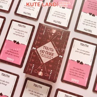 Bộ Bài Cặp Đôi Truth Or Dare For Couple Thẻ Bài Drinking Game Thách Hay Thật 50 lá Thú Vị