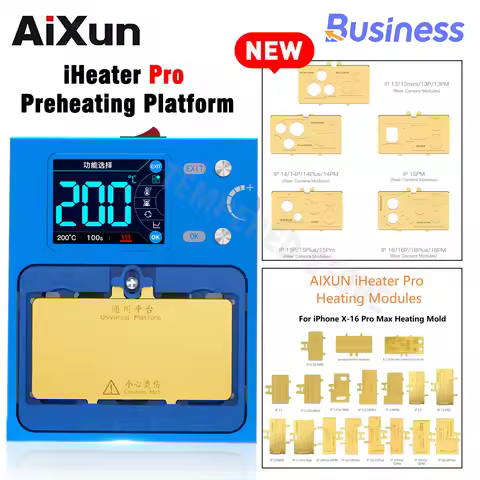 JC Aixun iHeater Pro Android For iPhone X 14 15 16 17 Pro Max Mainboard Stratified Heating Separatio