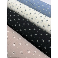 VINKA BRANDED FLOWER MOTIF CRINGKLE FABRIC