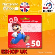 [UK] United Kingdom Nintendo Online Switch eShop Prepaid Card Credit £ 15/25/30/50 GBP （Fast ) Famil