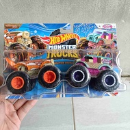 All Series Hot Wheels Monster Truck Demolition 2 Pack 1:64 / Mainan Anak Diecast Metal Mobil Truk Ho