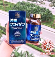 [Mẫu mới 2024] Hộp Tảo Fucoidan Okinawa xanh hỗ trợ ung thư 180 viên Nhật Bản