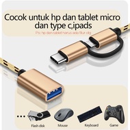 [LUCLELI X PRO 7777] OTG 2 IN 1 DYNAMIC MICRO TYPE C FAST TRANSFER OTG FLASH DISK MOUSE