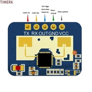 TIMERK LD2410C Sensor, FMCW Wave Radar High Sensitivity 24GHz Radar Sensor, Wave Radar Intelligent M