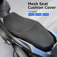 For Honda PCX 160 150 125 PCX160 PCX150 PCX125 Breathable Waterproof Honeycomb Mesh Seat Cushion Cover Motorcycle Accessories